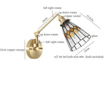 Afralia™ Glass LED Wall Lights Bathroom Mirror Loft Living Room Bedroom Lamp