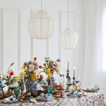 Nordic Fabric LED Chandelier for Home Decor and Ambient Lighting