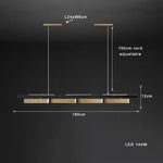 Nordic Gold Stainless Steel Chandelier for Modern Dining Table Decor