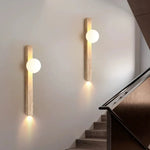 Travertine Wall Lamp Sconce Light for Home Decor & Ambiance