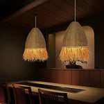 Handmade Rattan Pendant Light for Living Room, Bedroom - Japanese Style