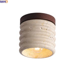 Yellow Travertine LED Ceiling Lamp for Modern Decor