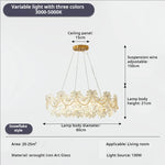 Crystal Shell Chandelier for Modern Luxury Living Room and Dining Room