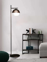 Black LED Floor Lamp - Modern Stylish Nordic Design for Home and Living Room