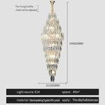 European Duplex Crystal Chandelier for Elegant Luxury Living