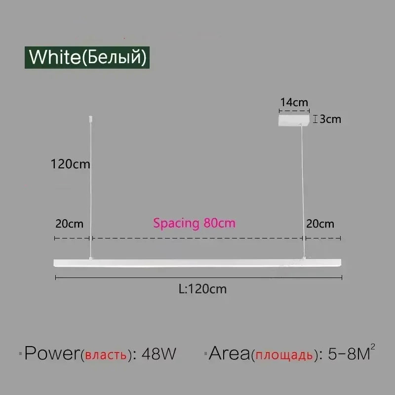 Nordic LED Pendant Lights for Kitchen Island Dining Chandelier - Minimalist Home Luminaires