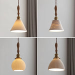 Ceramic LED Pendant Lamp | Nordic Modern Design | Adjustable Hanging Light