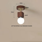 Wabi Sabi LED Ceiling Light - Modern Nordic Flush Mount Fixture for Living Room