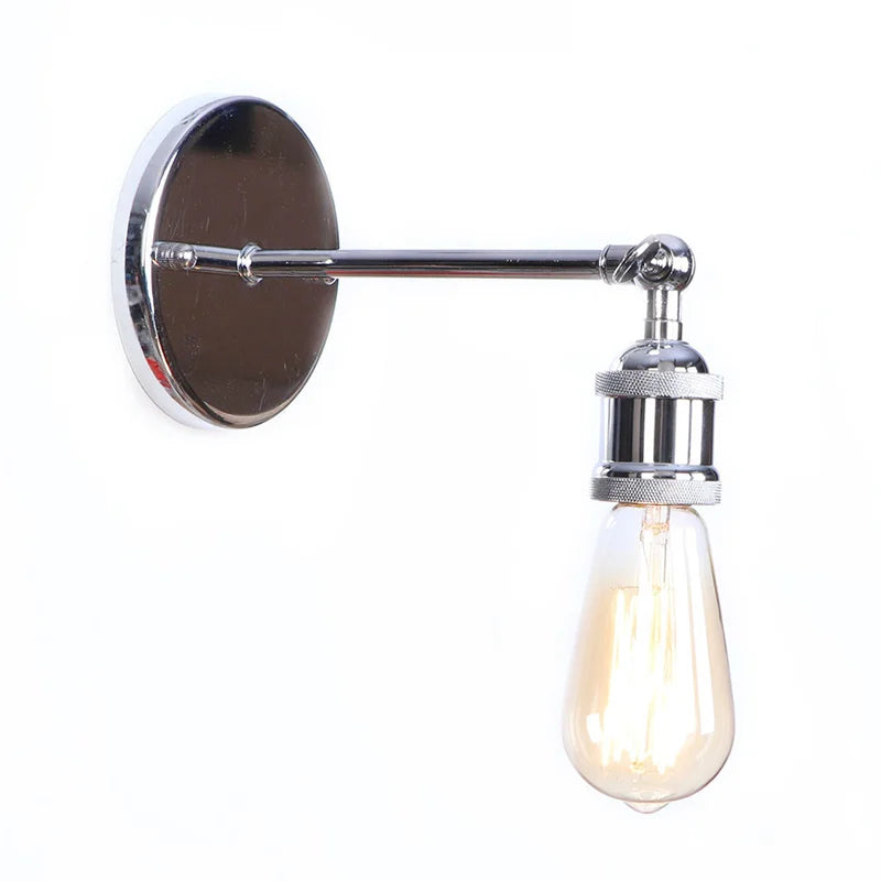 Afralia™ Loft LED Wall Light Industrial Vintage Bedroom Bedside Lamp
