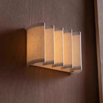 Japanese Cloth LED Wall Lamp for Hotel Living Room, Bedroom, Retro Wall Lights