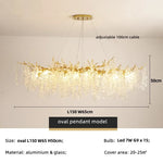 Modern Luxury Gold Branch Pendant Light - Aluminum LED Luminarias