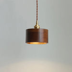 Nordic LED Pendant Lamp Copper Socket Adjustable Hanging Light