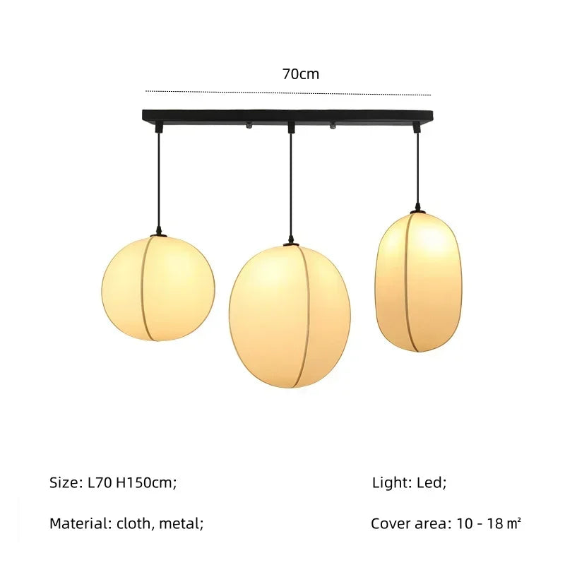 Minimalist Wabi Sabi Nordic Pendant Light for Dining Room and Bar