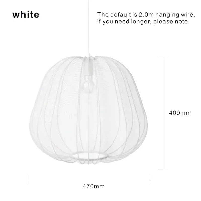 Scandinavian Silk Balloon Chandelier by - Home Decor Lighting Fixture