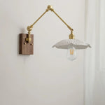 Ceramic Copper Swing Arm LED Wall Lights for Home Decor