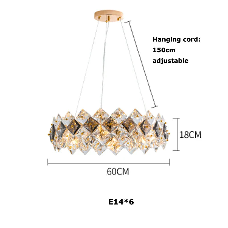 Luxury Crystal Chandelier Lighting for Dinning Room