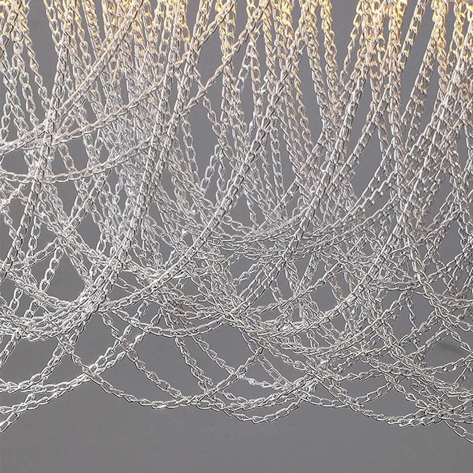 Cadena Tassel Modern Ring Chandelier