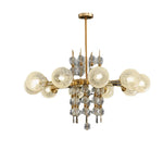 Gold Chrome Bubble Ceiling Chandelier: 2025 Trend Hanging Lamps for Living Room