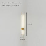 Vertical Slim Wall Sconce Indoor Light Fixture