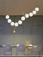 Brass Artistic Necklace Chandelier Lighting for Living Room