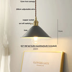Afralia™ Iron Lampshade LED Pendant Lights, Adjustable Modern Hang Lamp