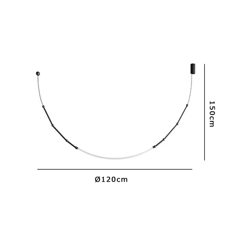 LED Chandelier: Modern Minimalist Design for Luxury Home Decor