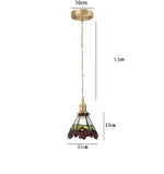 Blue Glass Pendant Lights for Bedroom Dinning Living Room