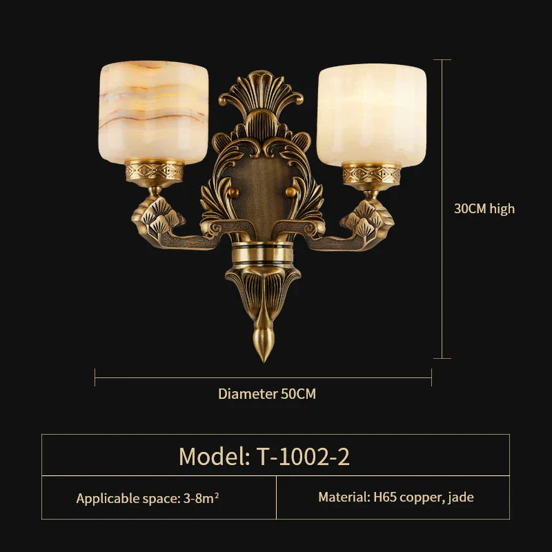 Natural Jade Chinese Chandelier for Living Room, Hotel, Restaurant, and Tea Room