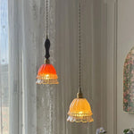 Pink LED Wood Pendant Lamp 200cm Adjustable Wire Nordic Modern Hanglampen