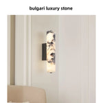 Modern Cylinder Marble Wall Lamp - Luxury LED Wall Lights for Living Room