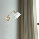 Afralia™ Clear Glass LED Wall Sconce Switch Light - Nordic Minimalism Design