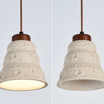 Afralia™ Micro Cement LED Pendant Lights for Dining and Living Room Decor