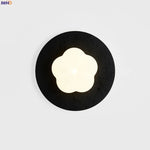 Black Travertine LED Wall Lights Modern Home Decoration Bedside Lamps