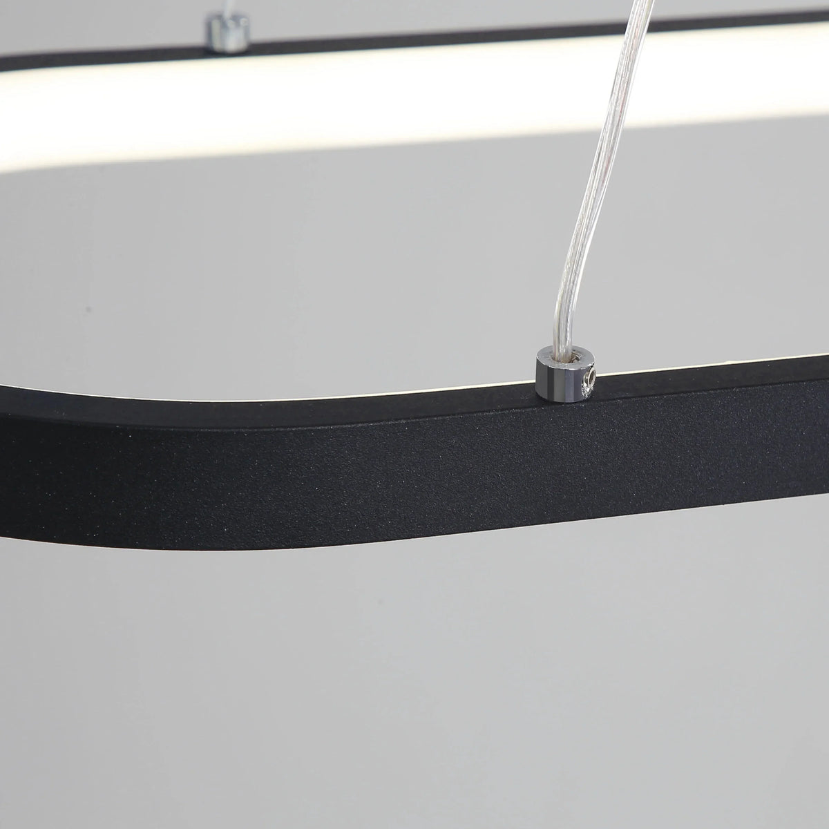 Modern Dimmable LED Pendant Lights Black White Chandelier for Dining Table Kitchen