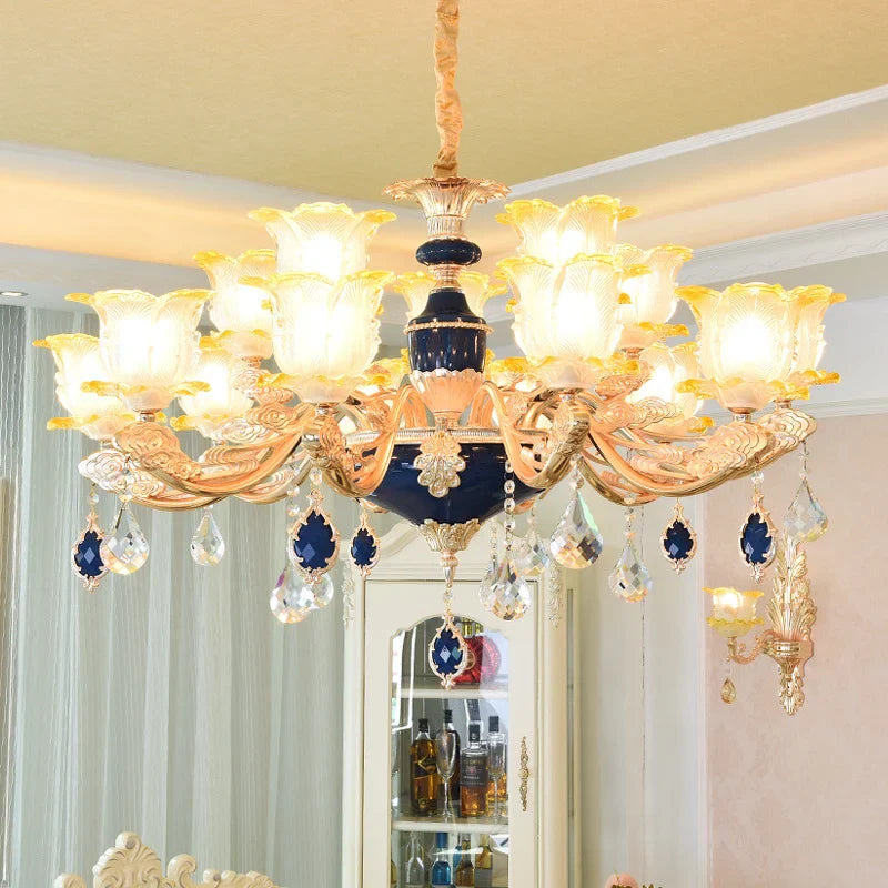 Elegant Crystal Chandelier Living Room Bedroom Lighting