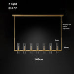 2-Layer Chandelier Lighting - Vintage Gold Silver Black Hanging Lamps