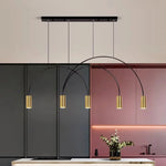 Arc Pendant Light Chandelier - LED Suspension Lamp for Kitchen Island