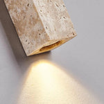 Travertine Wall Lamp Sconce Light for Home Decor & Ambiance
