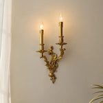 Retro Copper Wall Lamp LED E14 Gold Lustre Luxury Modern Light Fixtures