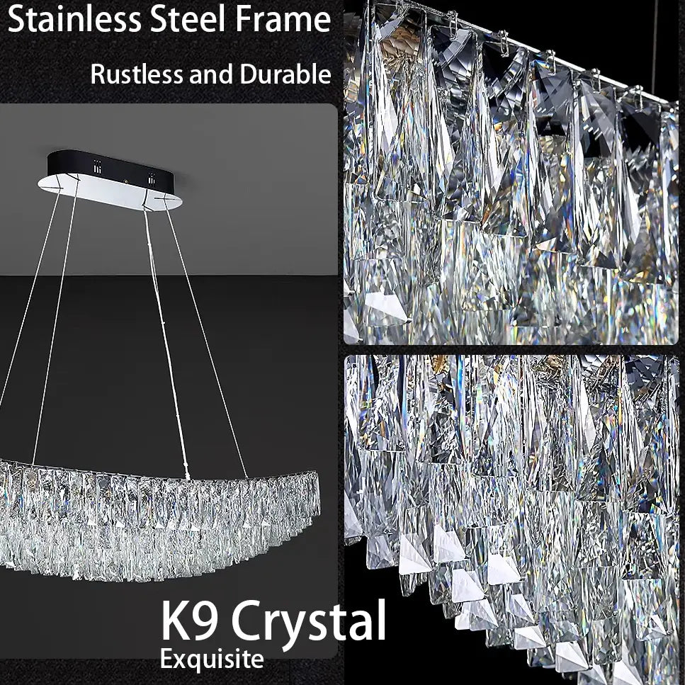 Gio Crystal Dining Room Light Fixture