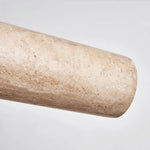 Yellow Travertine LED Pendant Lights with Long Arm Hanging Lamps