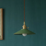 Ceramic LED Pendant Lamp Copper Hanglamp for Dining Living Room Lighting