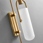Modern Glass Wall Sconce Light Fixture for Bedside Living Room