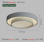 Nordic Round Ceiling Lamp for Living Room, Bedroom, Dining Room Decor