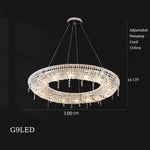 Clear Crystal Art Deco Chandelier for Indoor Lighting in Dinning Rooms, Hotels & Restaurants