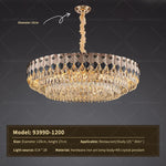 Crystal Chandelier: Modern Luxury for Living Room, Bedroom, Dining Room