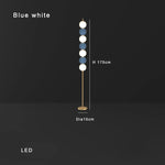 White Balls Floor Lamp: Modern Living Room Decoration & Mood Light