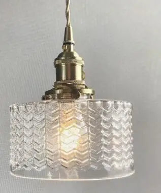 Glass Pendant Lights for Bedroom Dinning Living Room