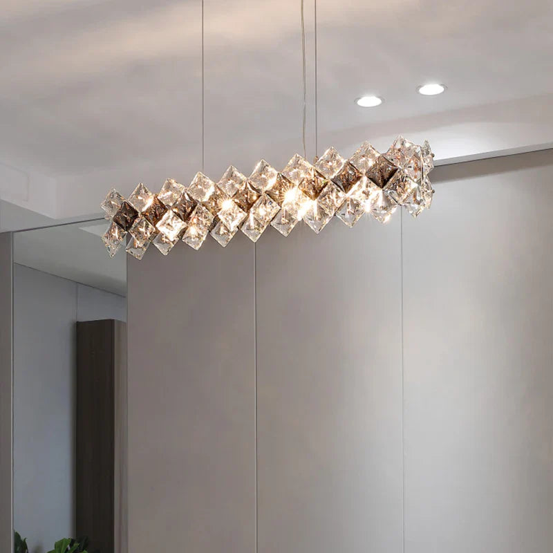 Crystal Chandelier: Postmodern Luxury Pendant for Living Room, Bedroom, and Restaurant