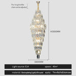 European Duplex Crystal Chandelier for Elegant Luxury Living